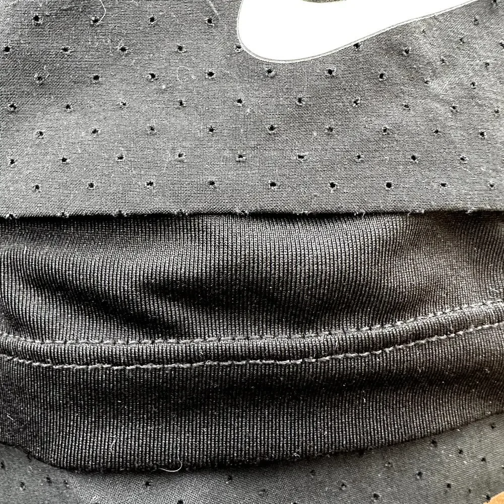 Nike Dri Fit Running Short Perforated Stretch Athletic Workout Black Medium
